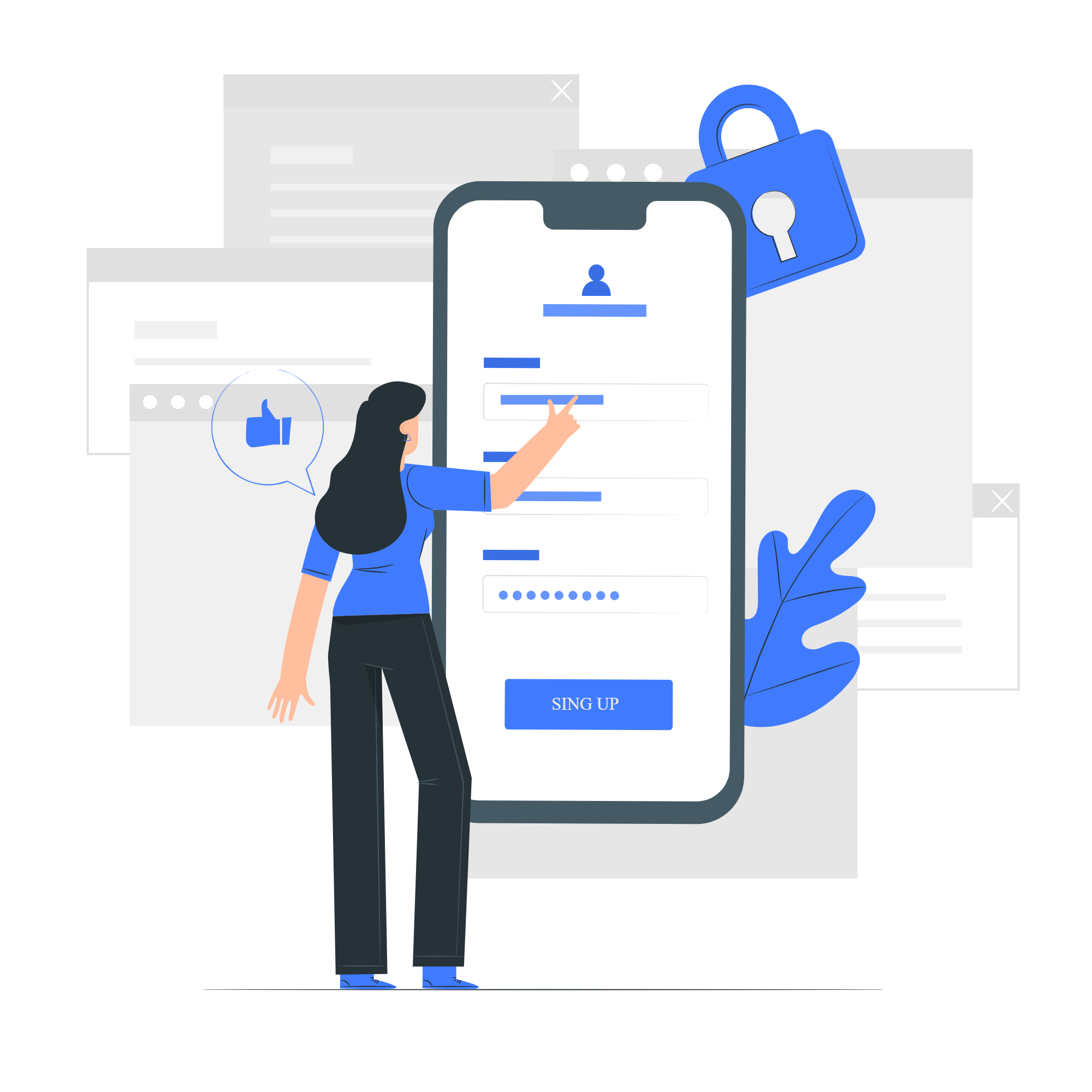 Illustration inscription