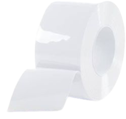 Rouleau lanière 200mm*2mm*50m blanc opaque